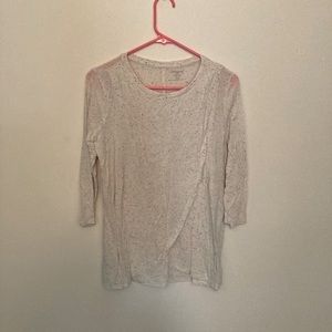 Nursing/maternity long sleeve top